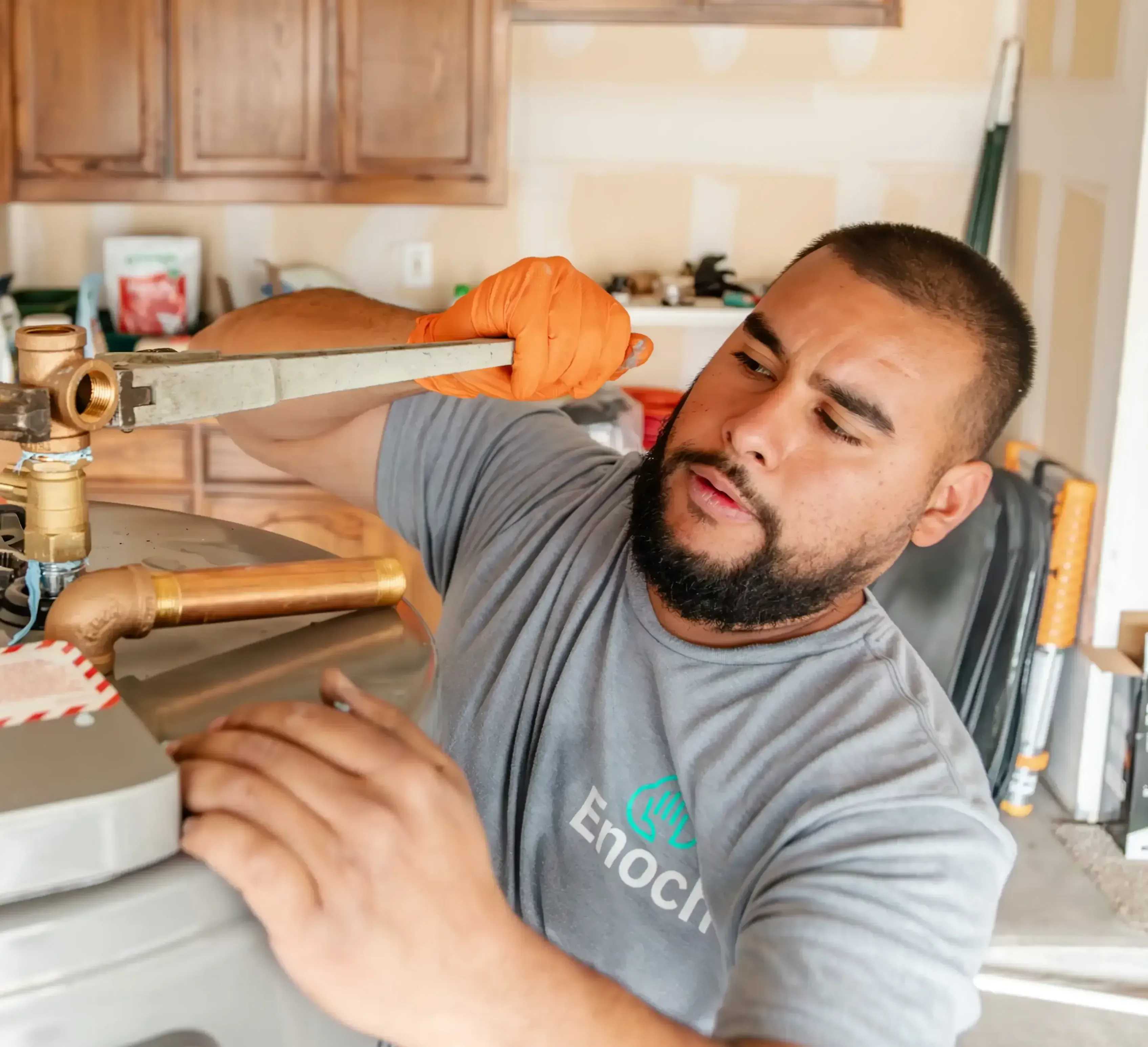 Water Heater Installation by Team Enoch