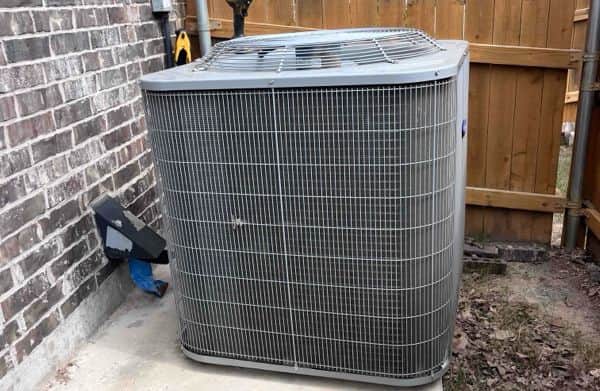 AC Blowing hot air